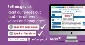 Artwork to depict Recite Me accessibility software