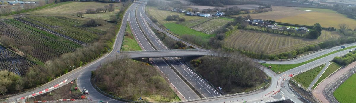 The M58 Junction 1 slip roads are now open