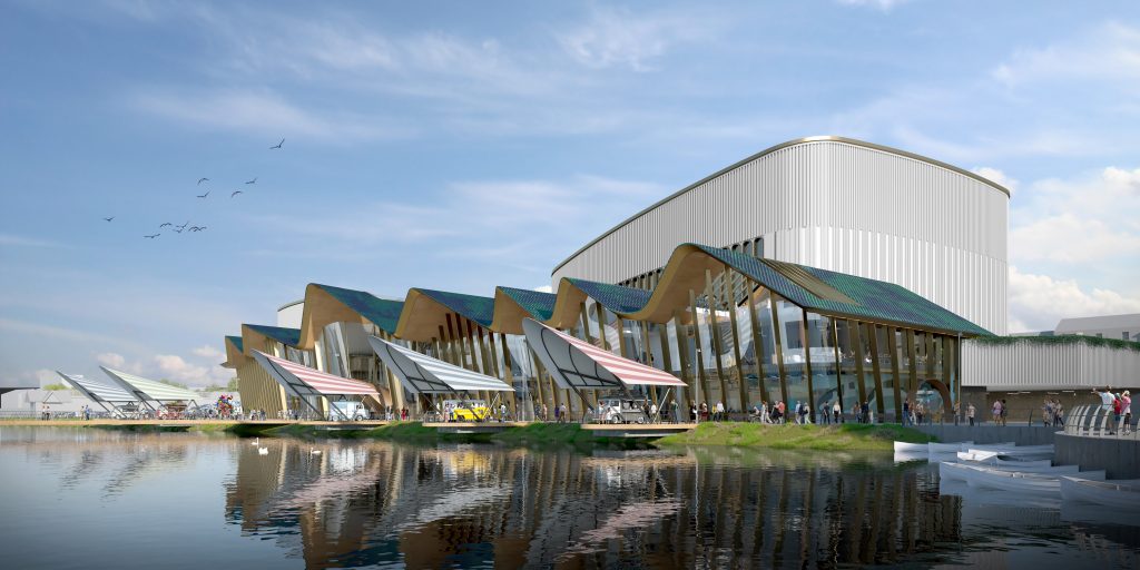Plans for new Southport Marine Lake Events Centre, artist impression