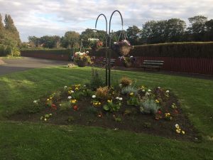Flower beds at Crosby's Coronation Park