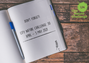 Don't forget the city nature challenge is taking place 30th April to 3rd May 2021