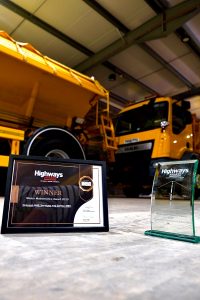 Winter Hub Award on Display