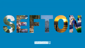 Graphic celebrating Sefton's tourism