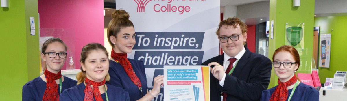 Hugh Baird College makes commitment to support students and staff with their mental health and wellbeing