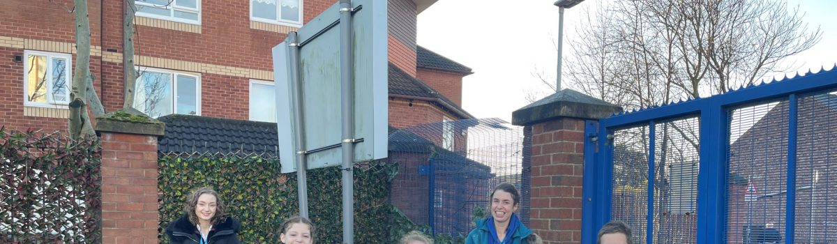 Sefton’s Clean Air Crew take on air pollution in the playground