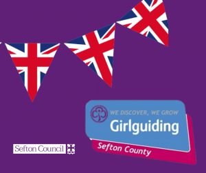 Girlguiding in Sefton celebrate the The Queen's Platinum Jubilee
