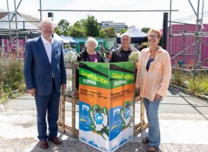 MP Peter Dowd and Ruth Livesey of Regenerus open the event