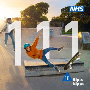NHS 111 graphic