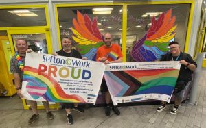 Sefton staff support Pride 2022