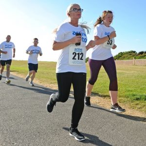 People running
