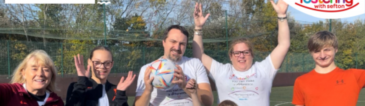 It’s a goal! Sefton Council joins UK wide campaign to recruit more foster carers during the World Cup
