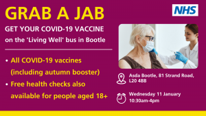 Living Well bus graphic
