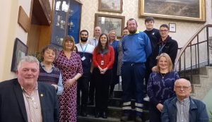 New apprentices meet Sefton councillors in Bootle Town Hall