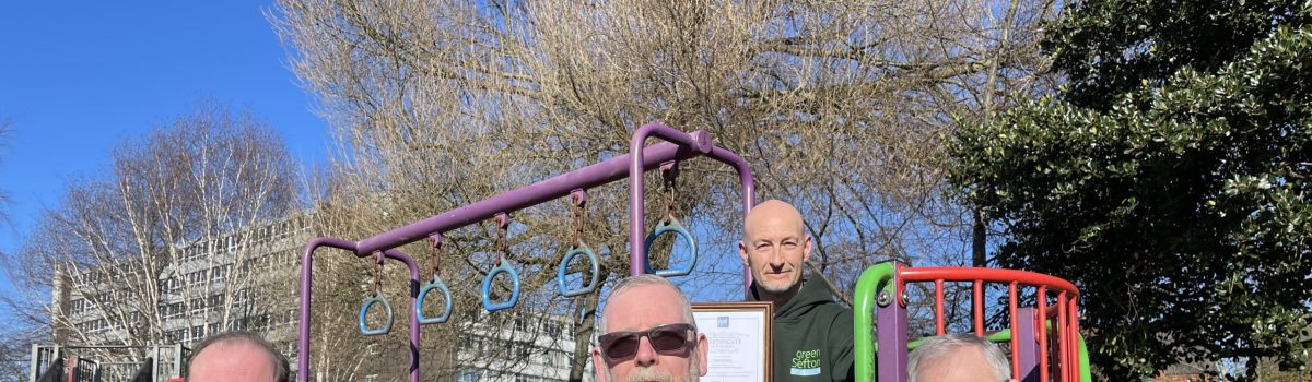 Green Sefton staff awarded prestigious playground accreditation