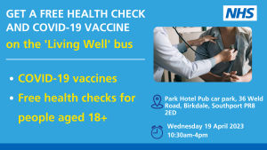 Living Well Bus information panel